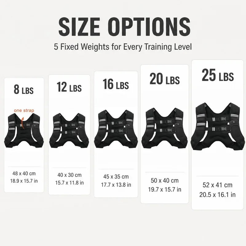 Dova Adjustable Weighted Vest